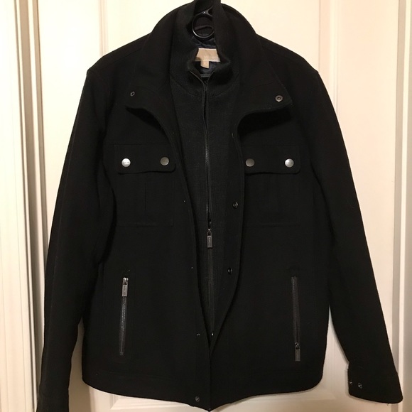 Michael Kors Wool Black Jacket, size Medium - Picture 6 of 15